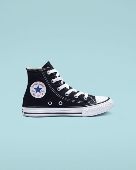 Zapatillas Altas Converse Chuck Taylor All Star Classic Niño Negras | PE 520EPW